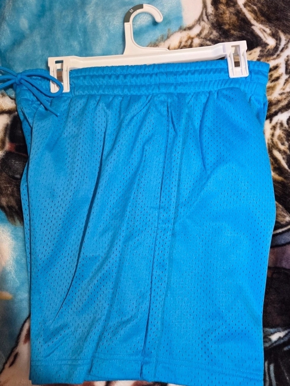 Target Men's Athletic Mesh Shorts in Bright Blue Size Medium